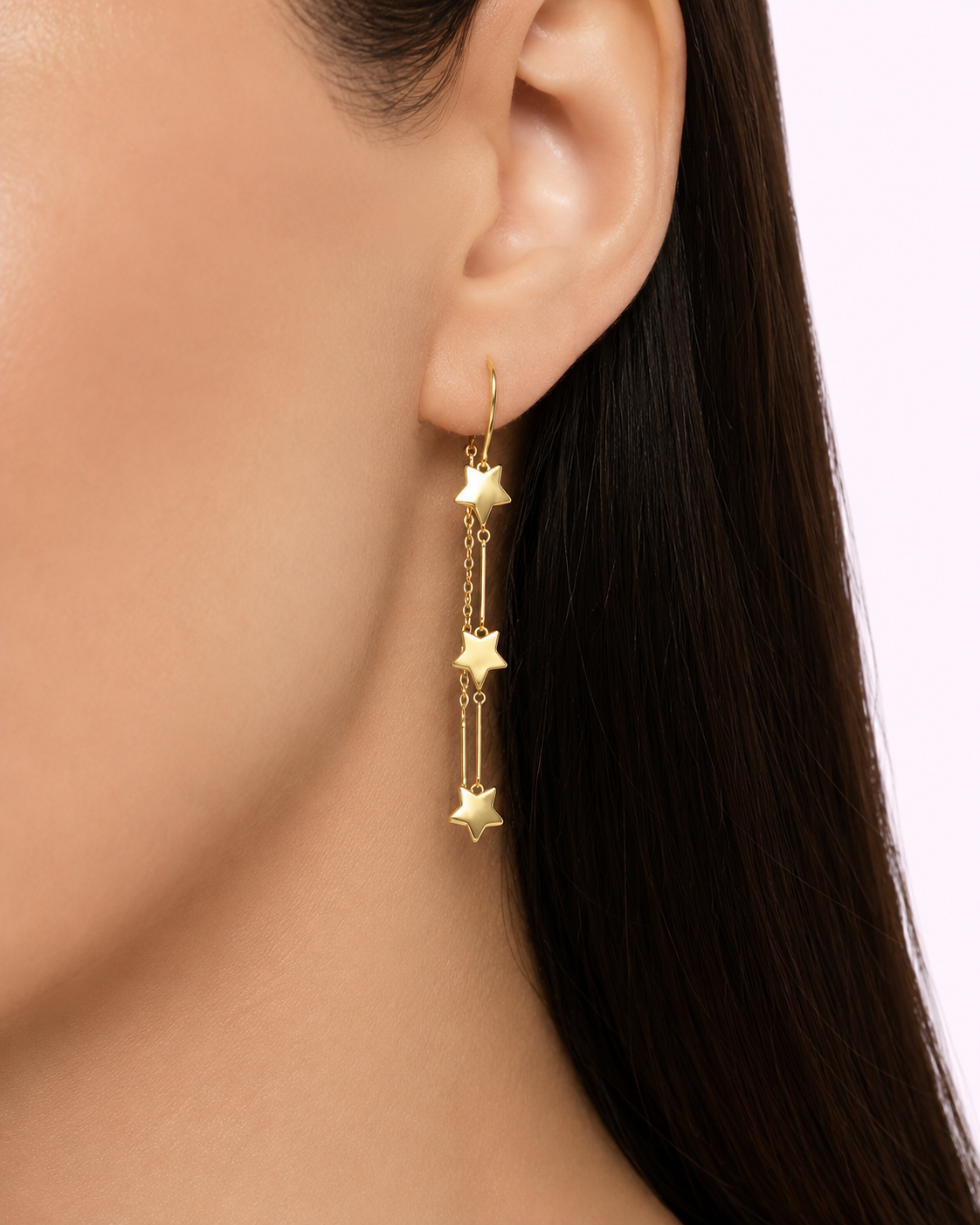 Étoiles Dangling Stars Earrings
