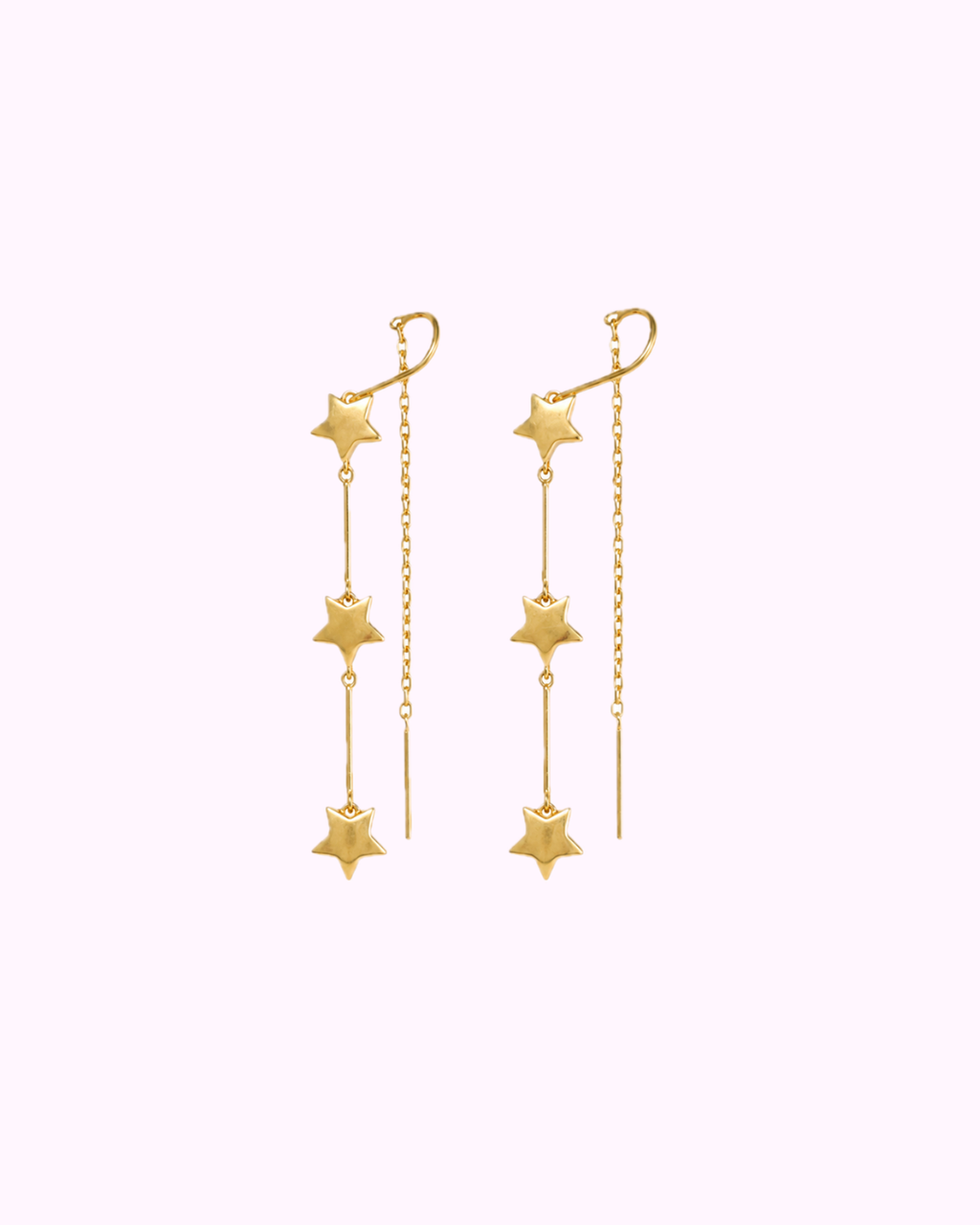 Étoiles Dangling Stars Earrings