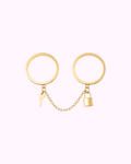 Clé du Cœur Lock & Key Double Ring