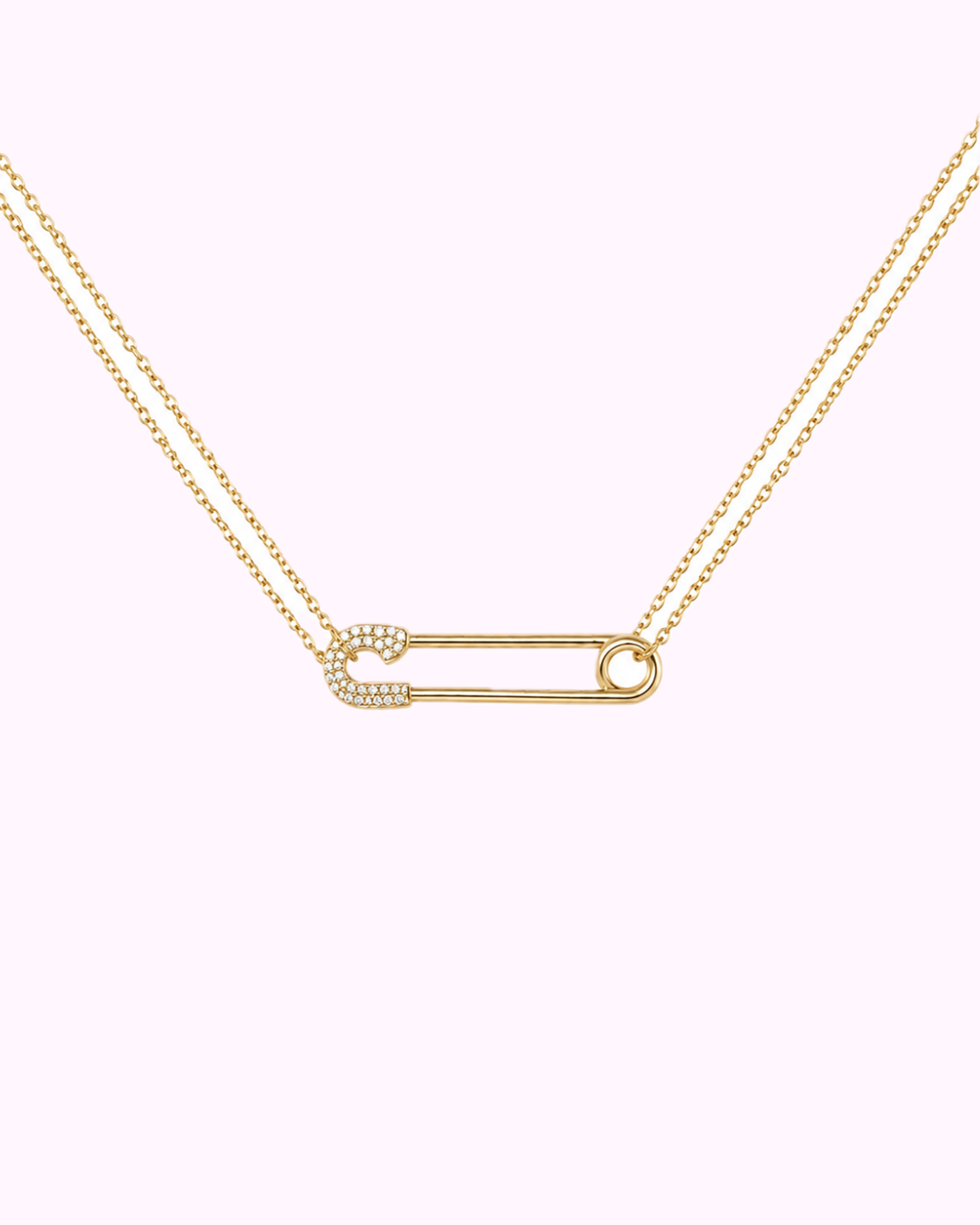 ÉPINGLE Safety Pin Necklace