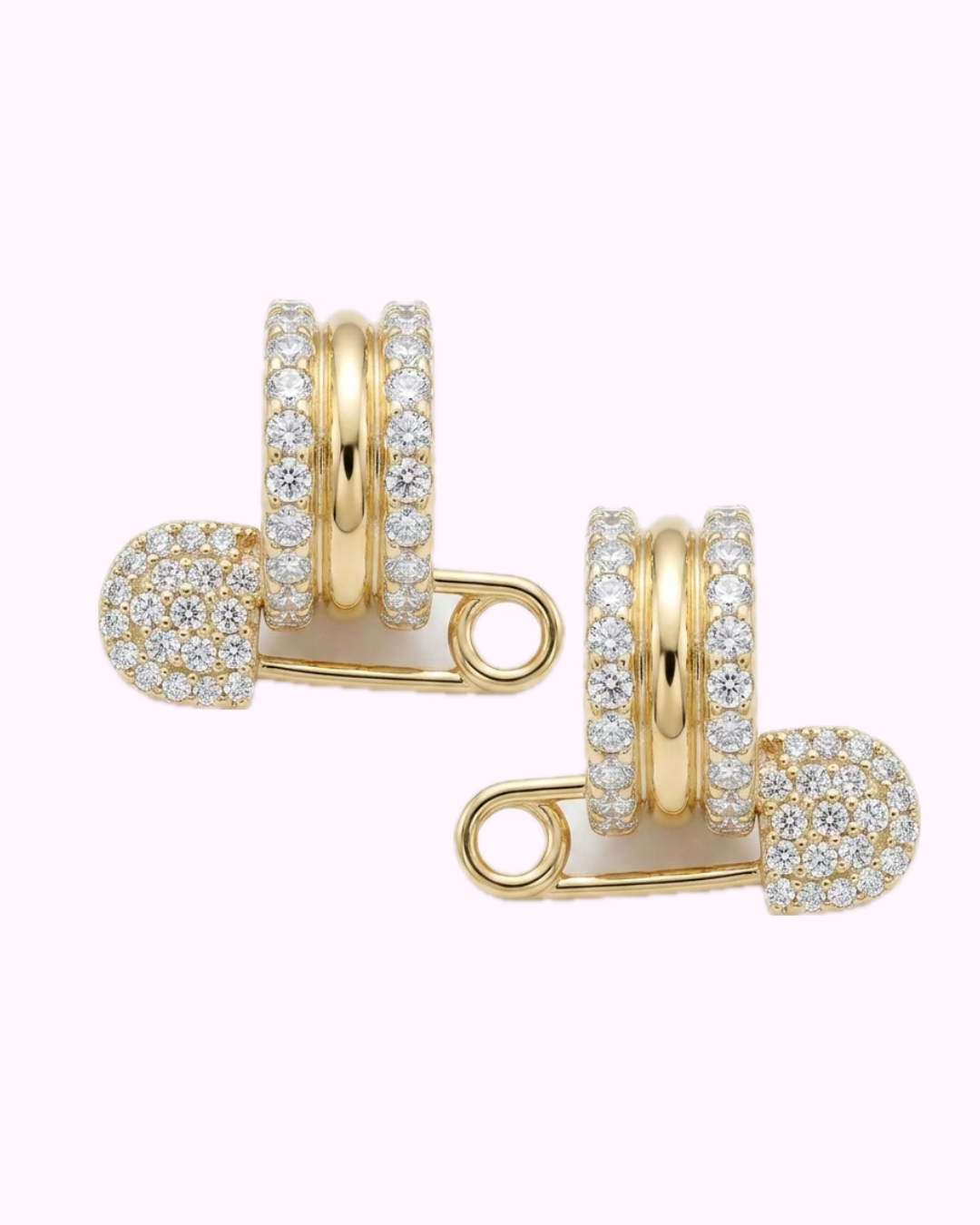 ÉPINGLE Safety Pin Earrings