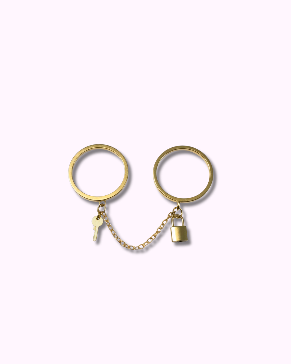 Clé du Cœur Lock & Key Double Ring