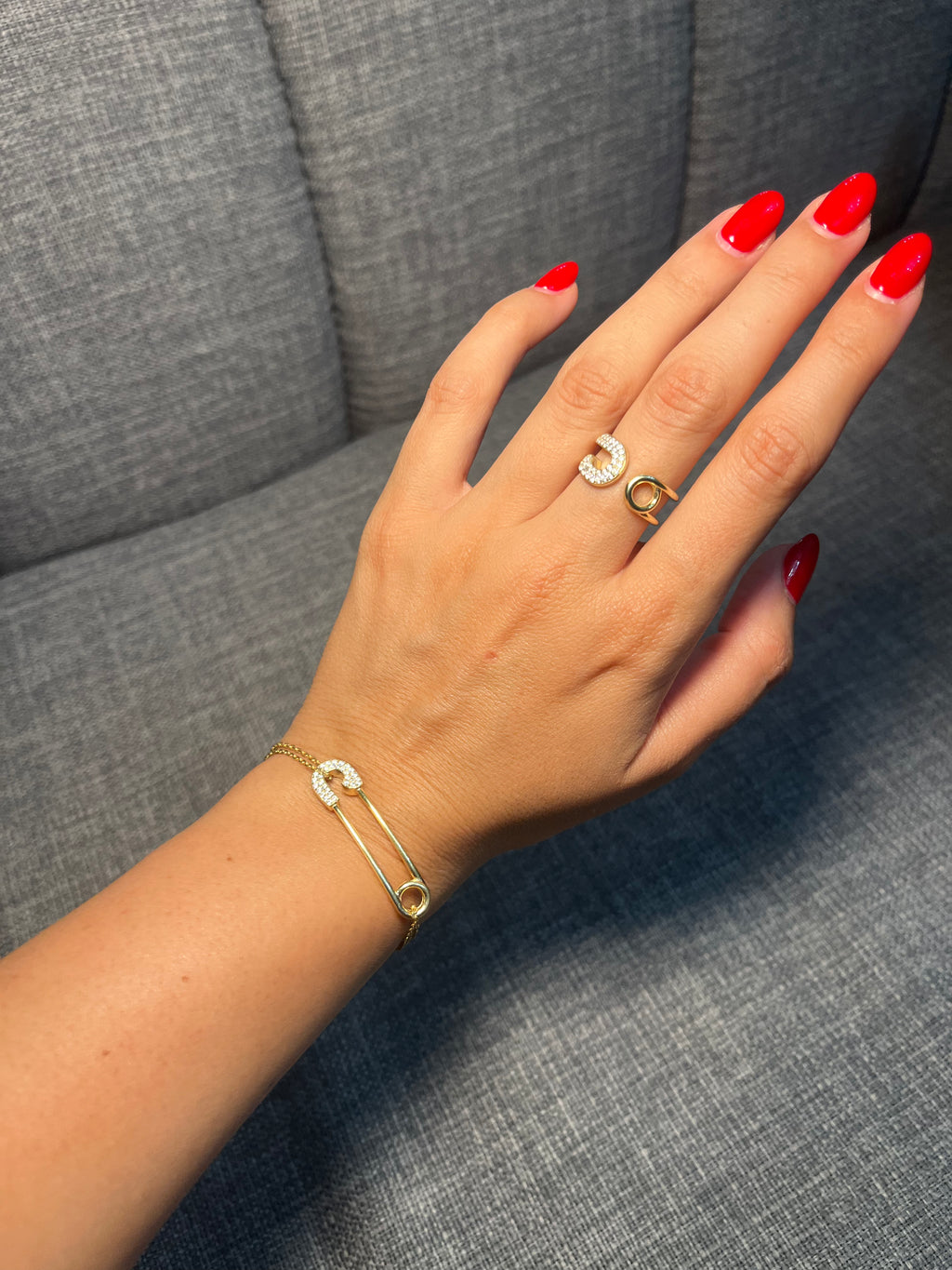 ÉPINGLE Safety Pin Ring
